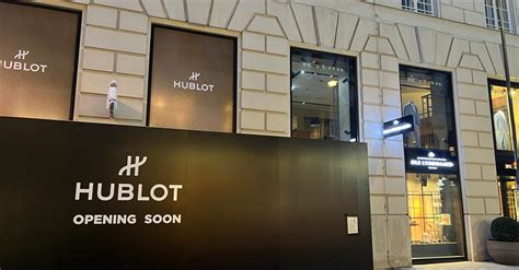 Hublot Boutique Wien – der Fachhandel ist außen vor.